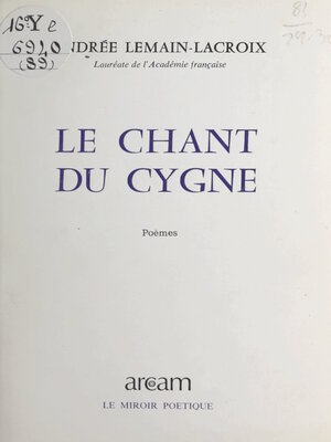 cover image of Le chant du cygne
